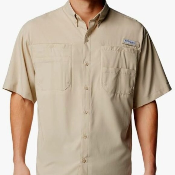 Columbia Other - BNWT Columbia Tamiami II Short Sleeve IN FOSSIL (XXL/2TG)